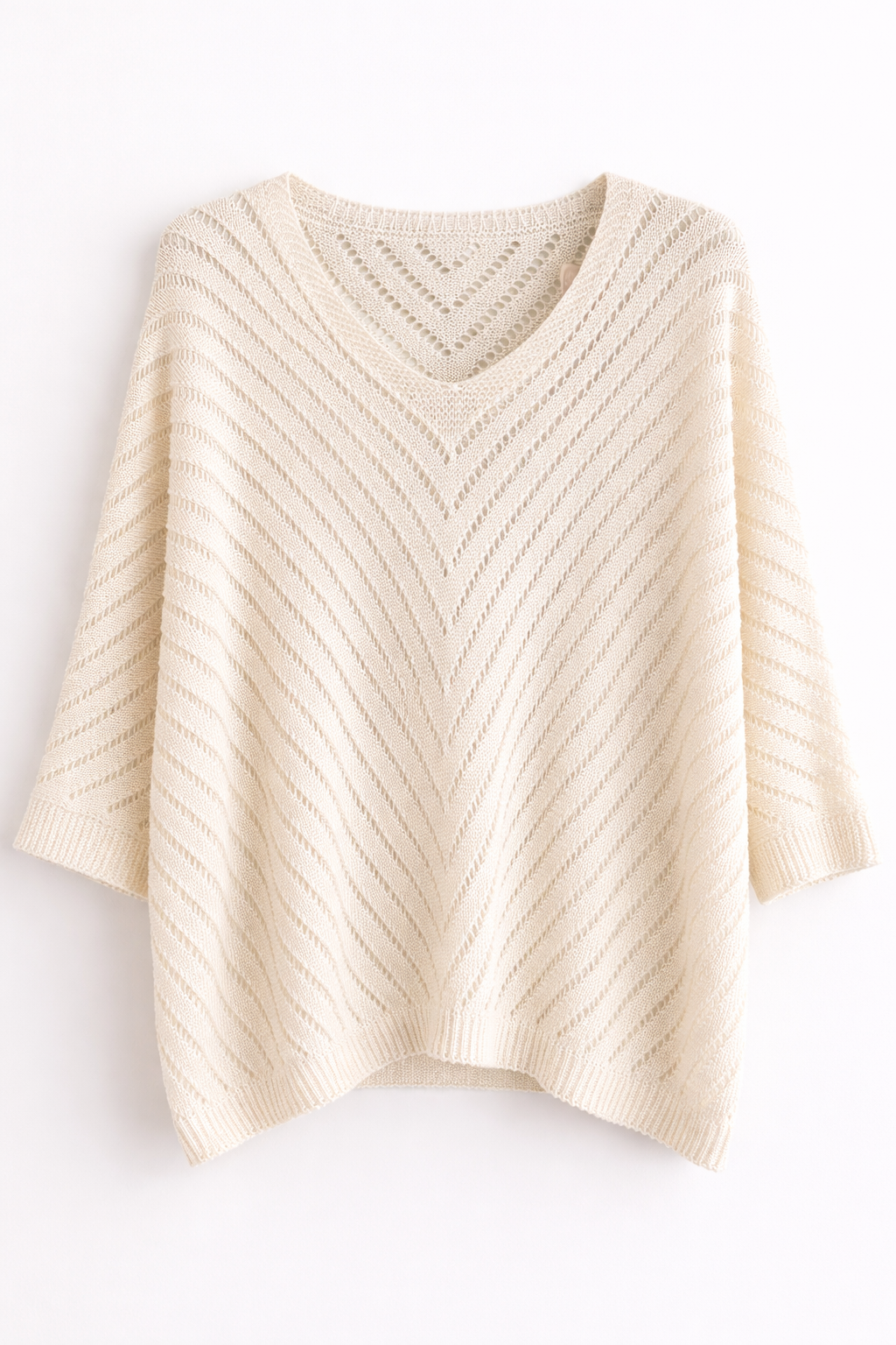 Boho Gebreide Blouse – Licht en Elegant