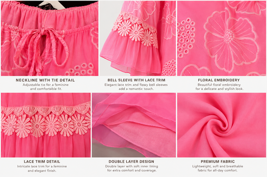 Bella Lace Detail Blouse