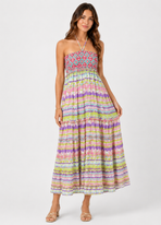 Isla Embroidered Boho Maxi Dress