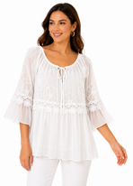 Bella Lace Detail Blouse