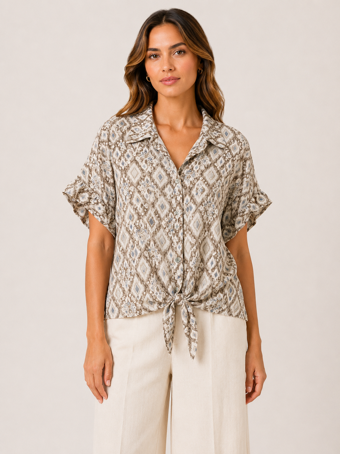 Mila Geometric Blouse