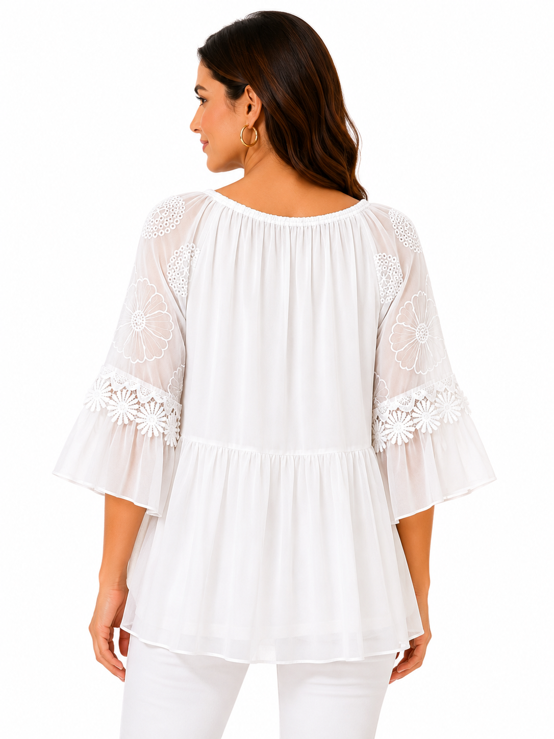 Bella Lace Detail Blouse