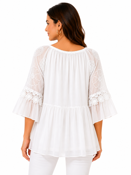 Bella Lace Detail Blouse