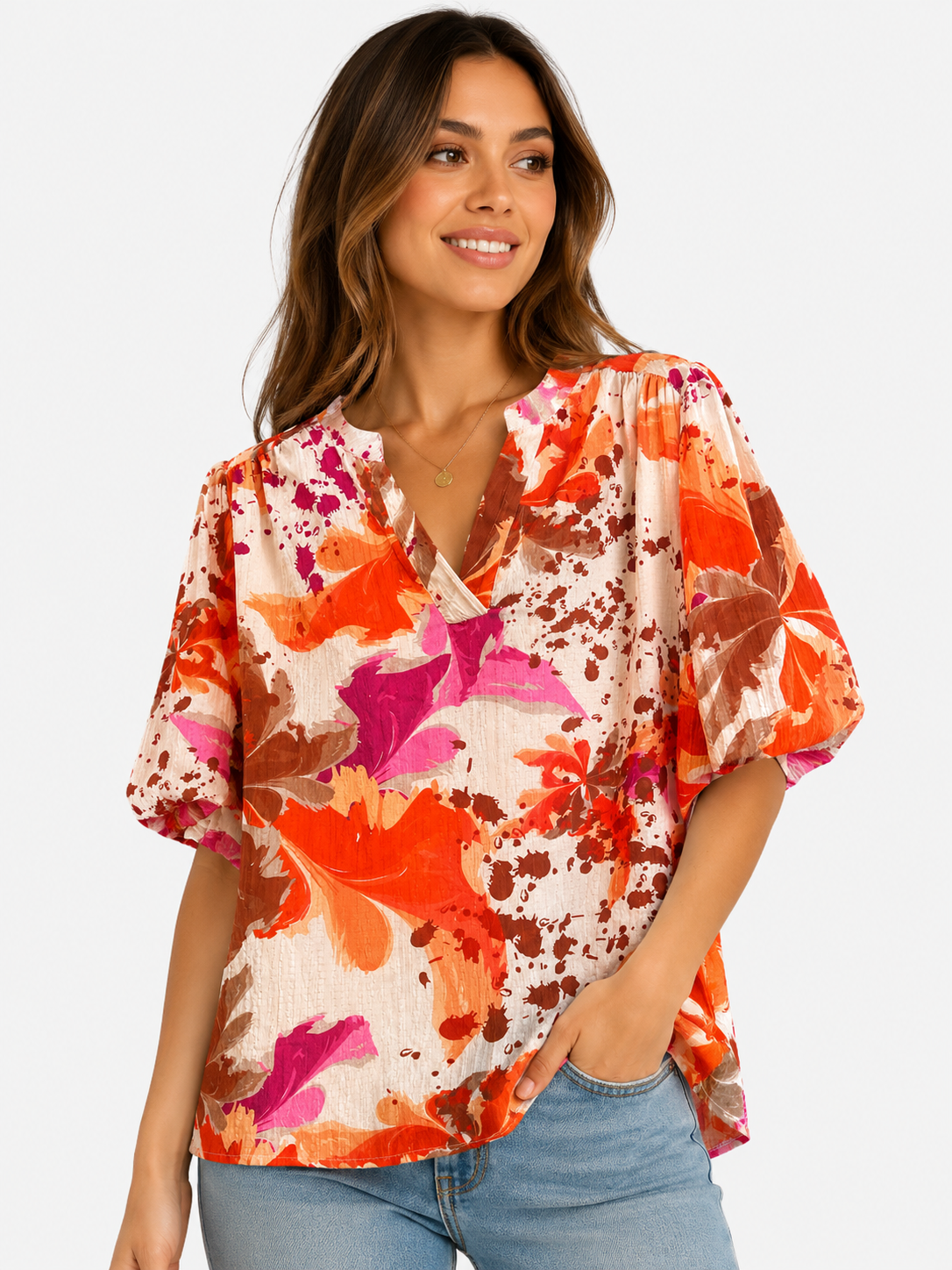 Sunset Bloom Blouse