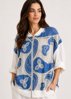 Milano Crochet Zip Jacket