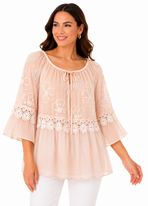 Bella Lace Detail Blouse