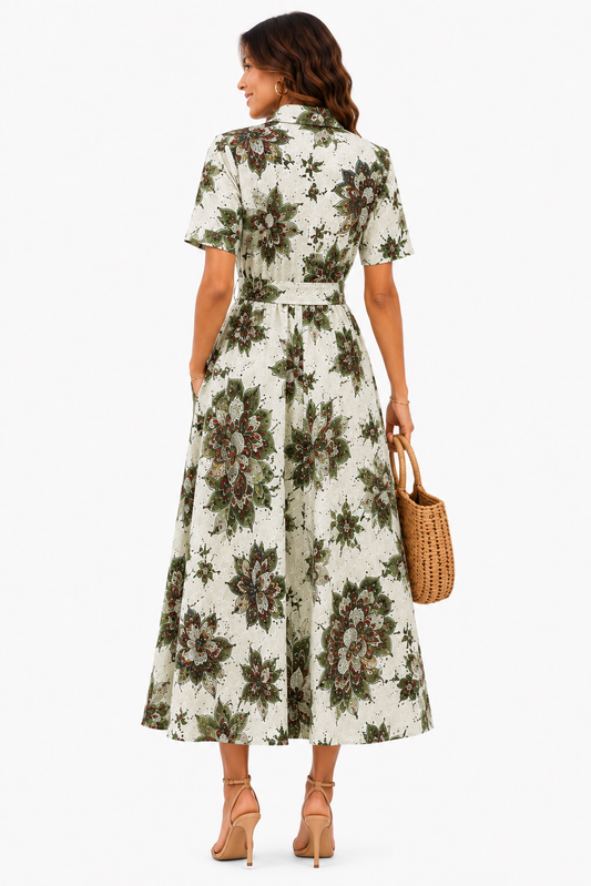 Florence Katoenen Blousejurk