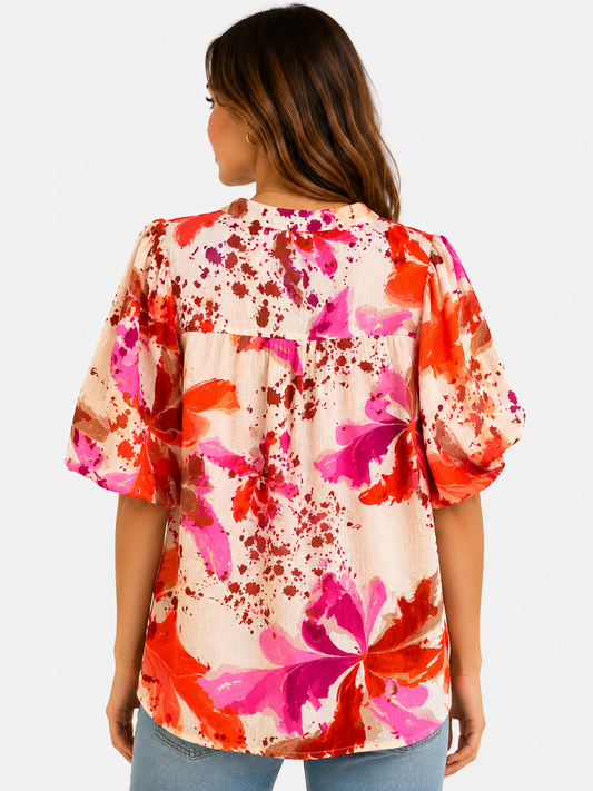 Sunset Bloom Blouse
