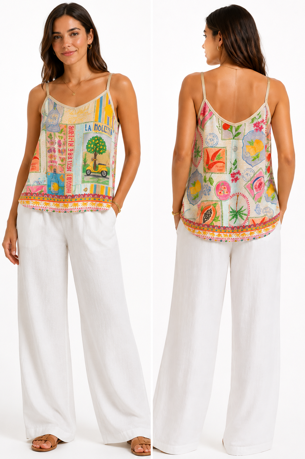 2-in-1 Reversible Top – Draagbaar aan Voor- én Achterkant