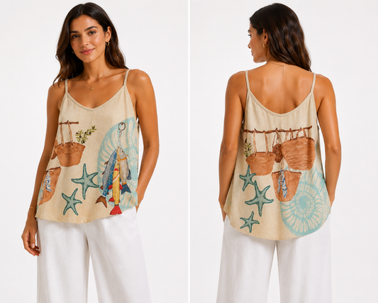 2-in-1 Reversible Top – Draagbaar aan Voor- én Achterkant