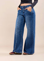 Extra Wide Jeans -Denim