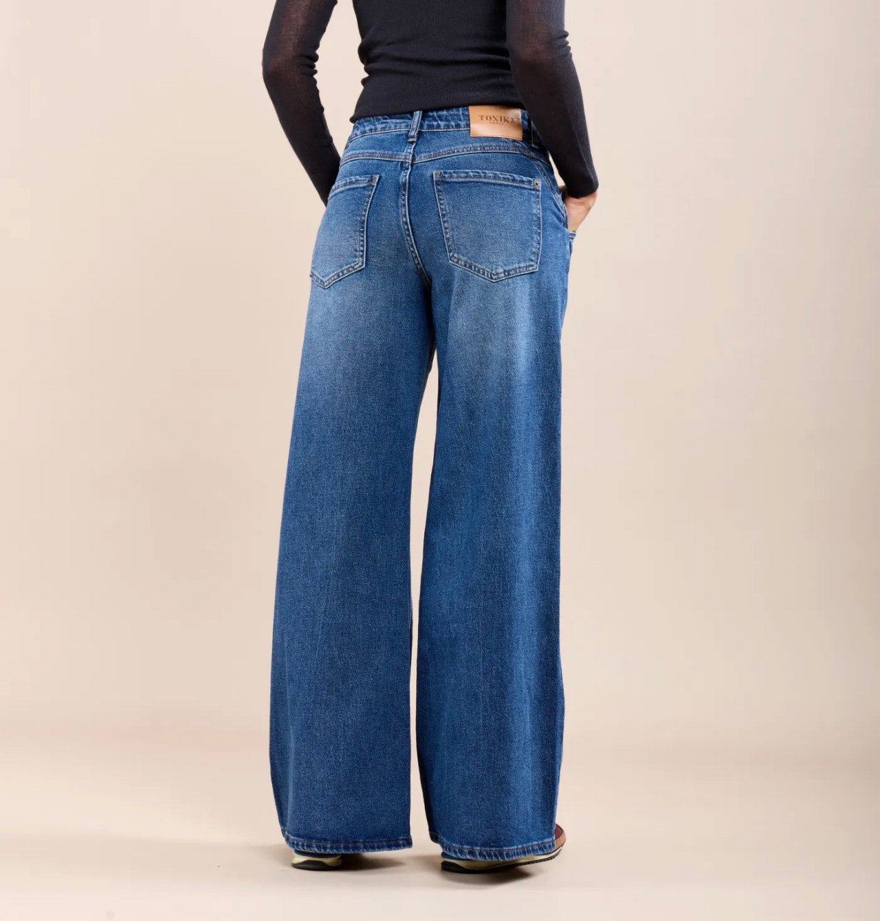 Extra Wide Jeans -Denim